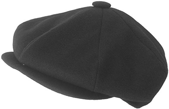Made in USA 8/4 Apple Jack Cap 100% Wool Newsboy Hat Gatsby Cabbie