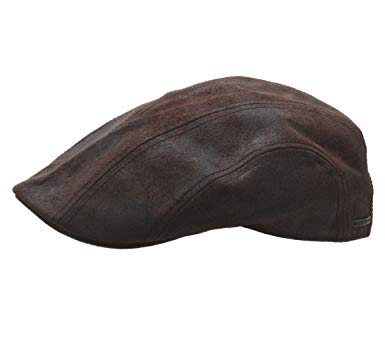 Stetson Men's Madison Pig Leather Flat Cap