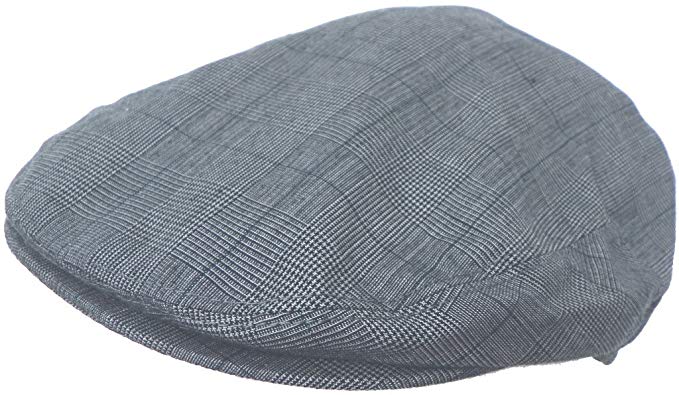 Headchange Summer Plaid Ivy Scally Driver Cap Polyester Flat Hat