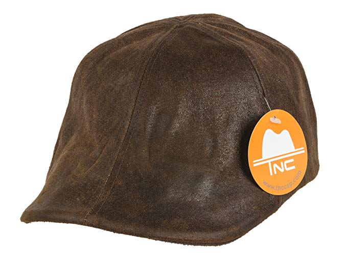 NTC TNC Adjustable Vintage Faux Leather Golf Hunting Cap