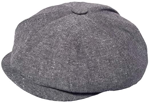 Linen Cotton 8/4 Ivy Cap Apple Jack Cabbie Hat Gatsby Driver
