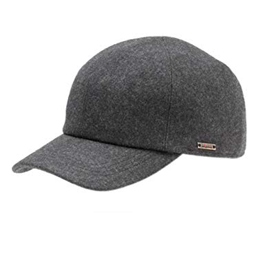 Wigens Kent - Baseball Style Cap with Earlaps, X-Large, Charcoal