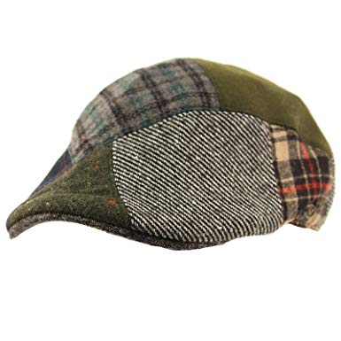Men's Winter Fall 100% Wool 14 Patch duckbill IVY Driver Cabby Cap Hat