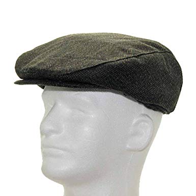 Ultrafino Classic ENGLISH DRIVER Herringbone Wool Ivy Cap Hat Scaly ALL SIZES