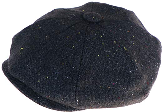 Broner Wool Confetti Tweed Gatsby Cap Apple Jack 8/4 Newsboy Hat