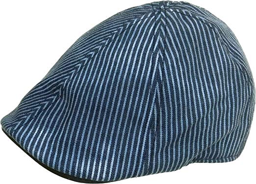 Brooklyn Hat Co Union Six Panel Ivy Cap Faded Cotton Duck Bill Newsboy Hat