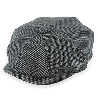 Hats in the Belfry Belfry Kolby - Herringbone newsboy Cap