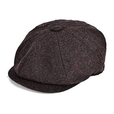 VOBOOMClassic 8 Panel Wool Tweed Newsboy Gatsby Ivy Cap Golf Cabbie Driving Hat