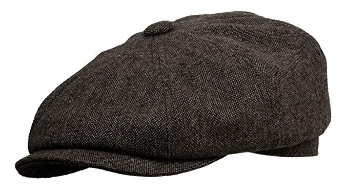 Rooster Wool Tweed Newsboy Gatsby Cap Ivy Golf Hat Driving Cabbie