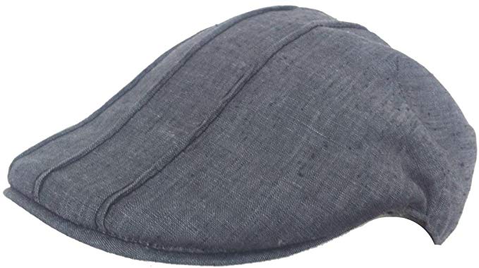 Headchange Made in USA 100% Linen Ivy Pub Cap Driver Hat